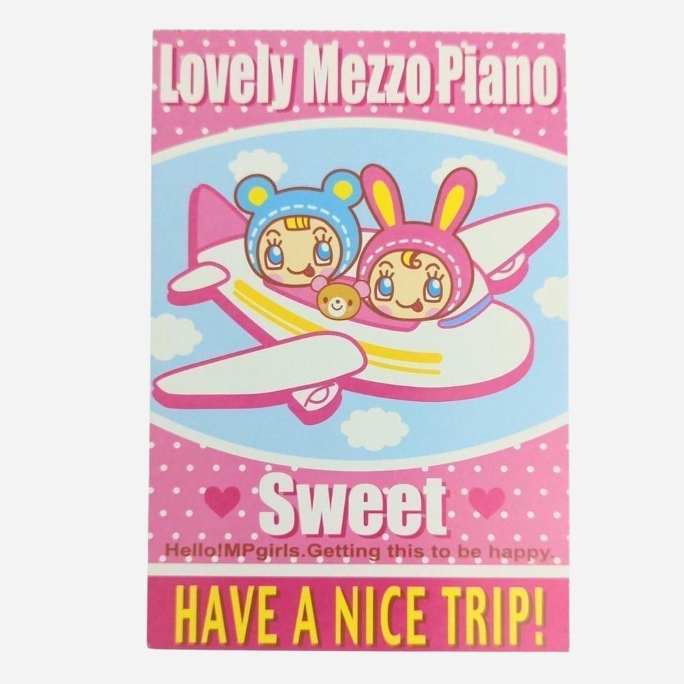 Mezzo Piano Postcard Pink 3da3