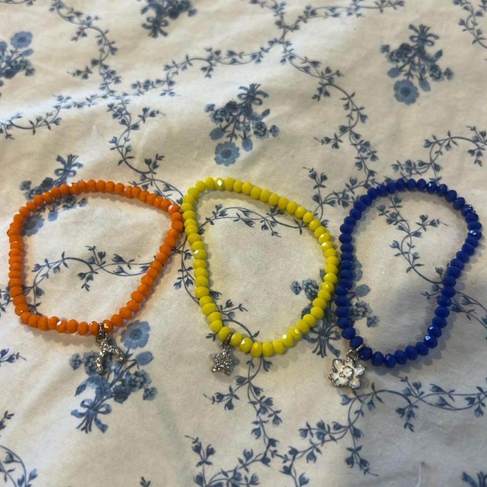 Three Beaded Bracelets Set One
