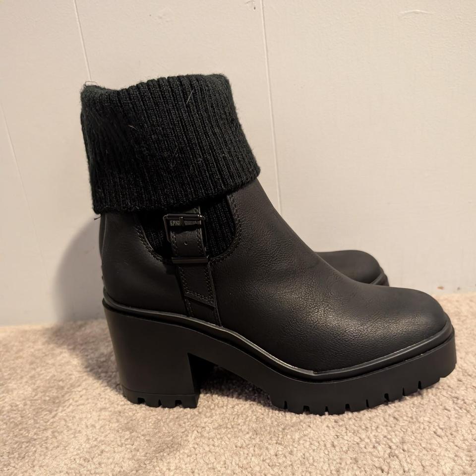 Black Chunky Platform Boots With 1e56 2