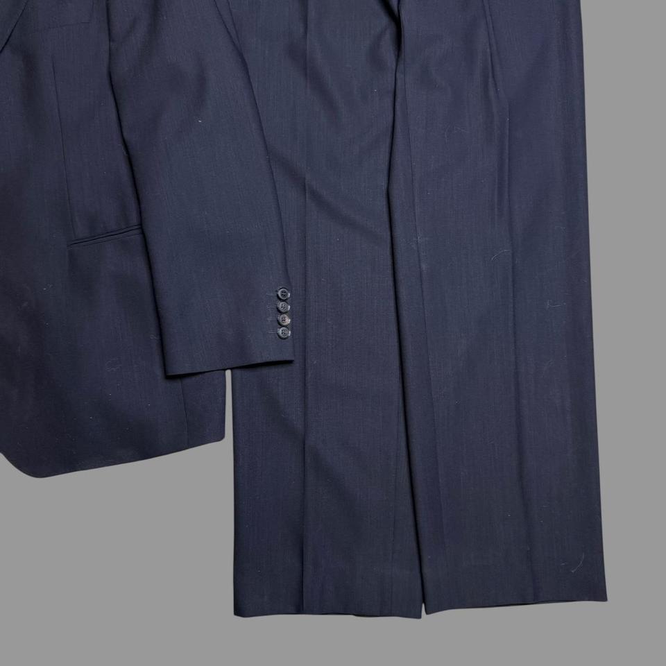 Vintage Hugo Boss Navy Suit 7b5e 4