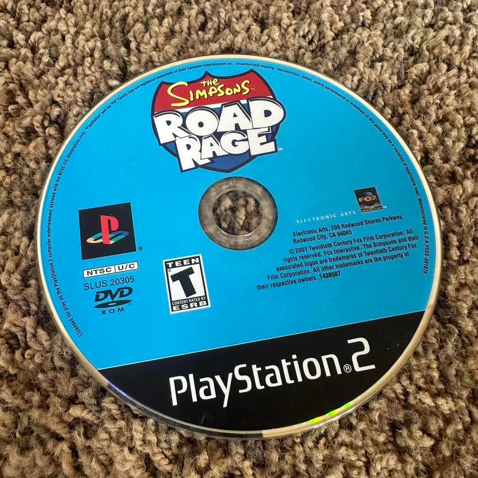 The Simpsons Road Rage Playstation C9e7