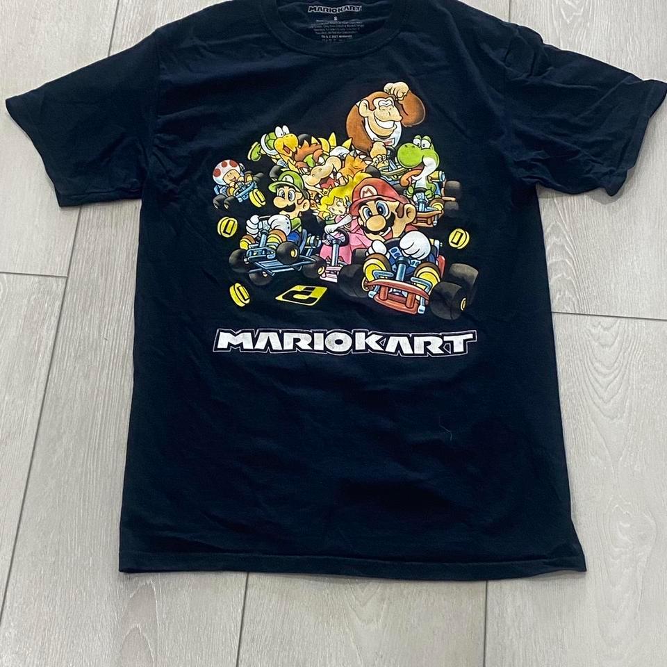Mario Kart Black Cotton T Shirt C5ac