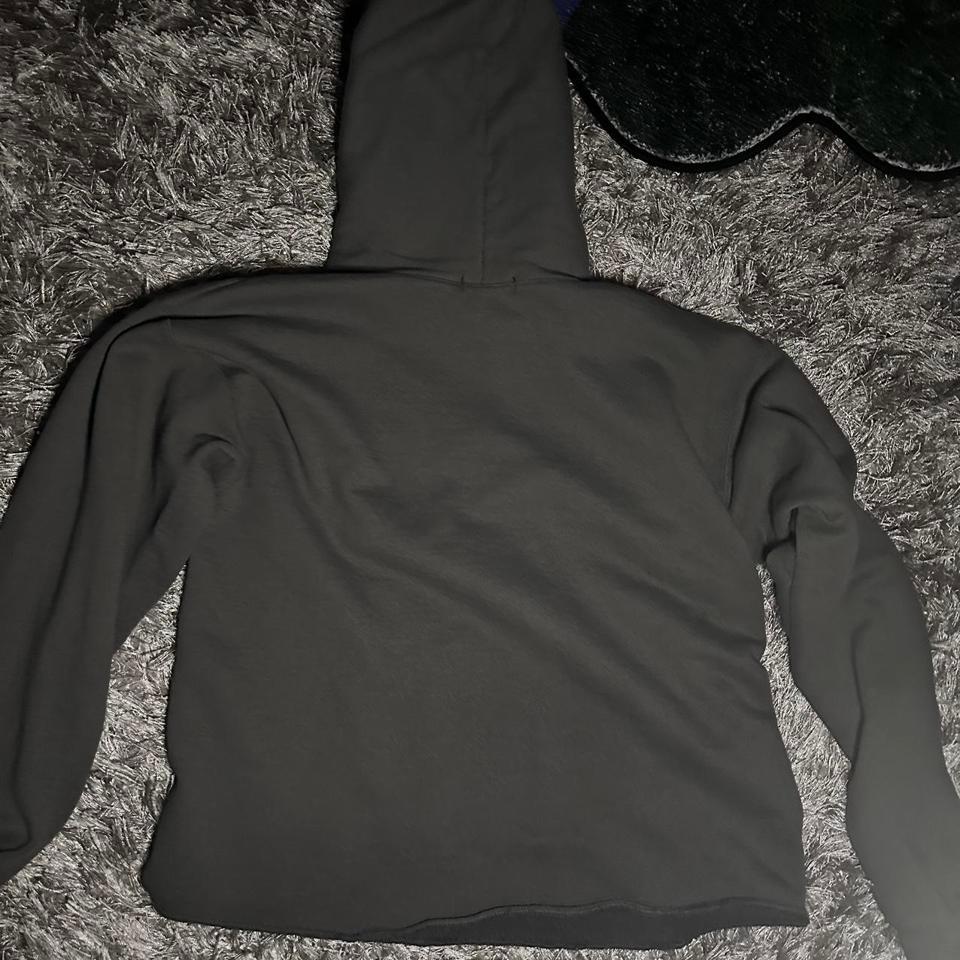 Grey Rhinestone Panacea Hoodie No 2