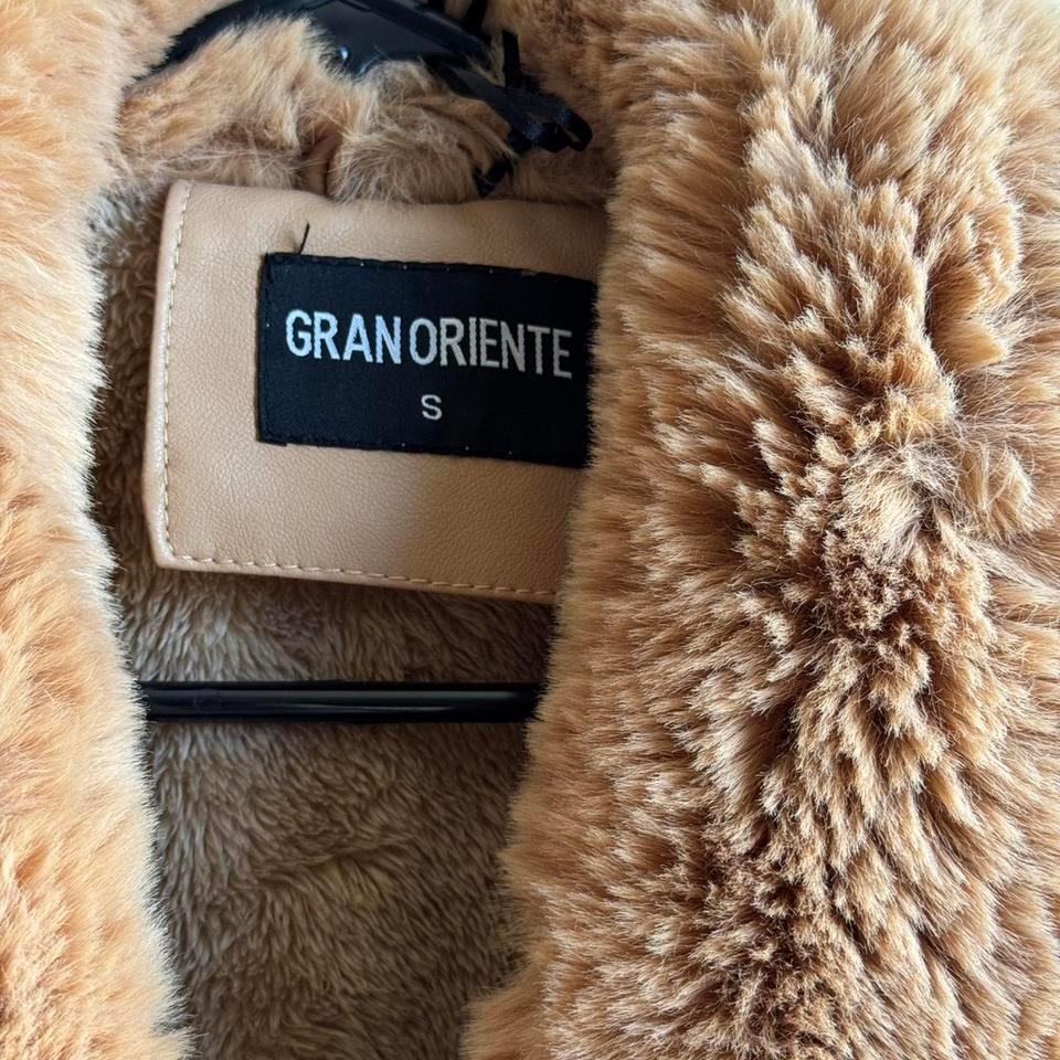 Tan Faux Fur Coat With 49ae 3