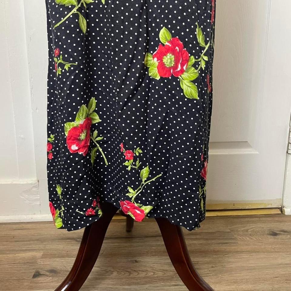 Polkadot Floral Maxi Dress Has A0bc 6