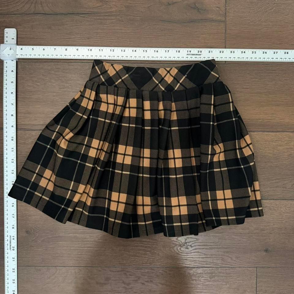 Tartan Stretchy Mini Skirt 2