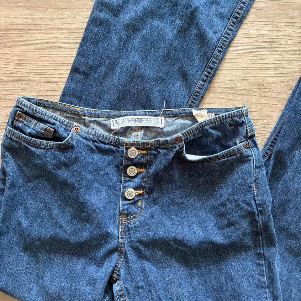Vintage Express Darker Denim Flare Bf87 2