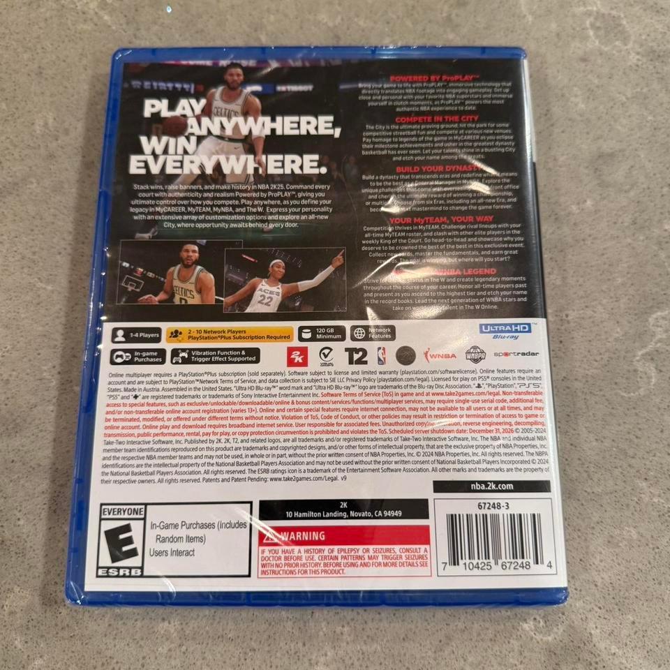 Nba 2k25 Game Ps5 Unopened 3