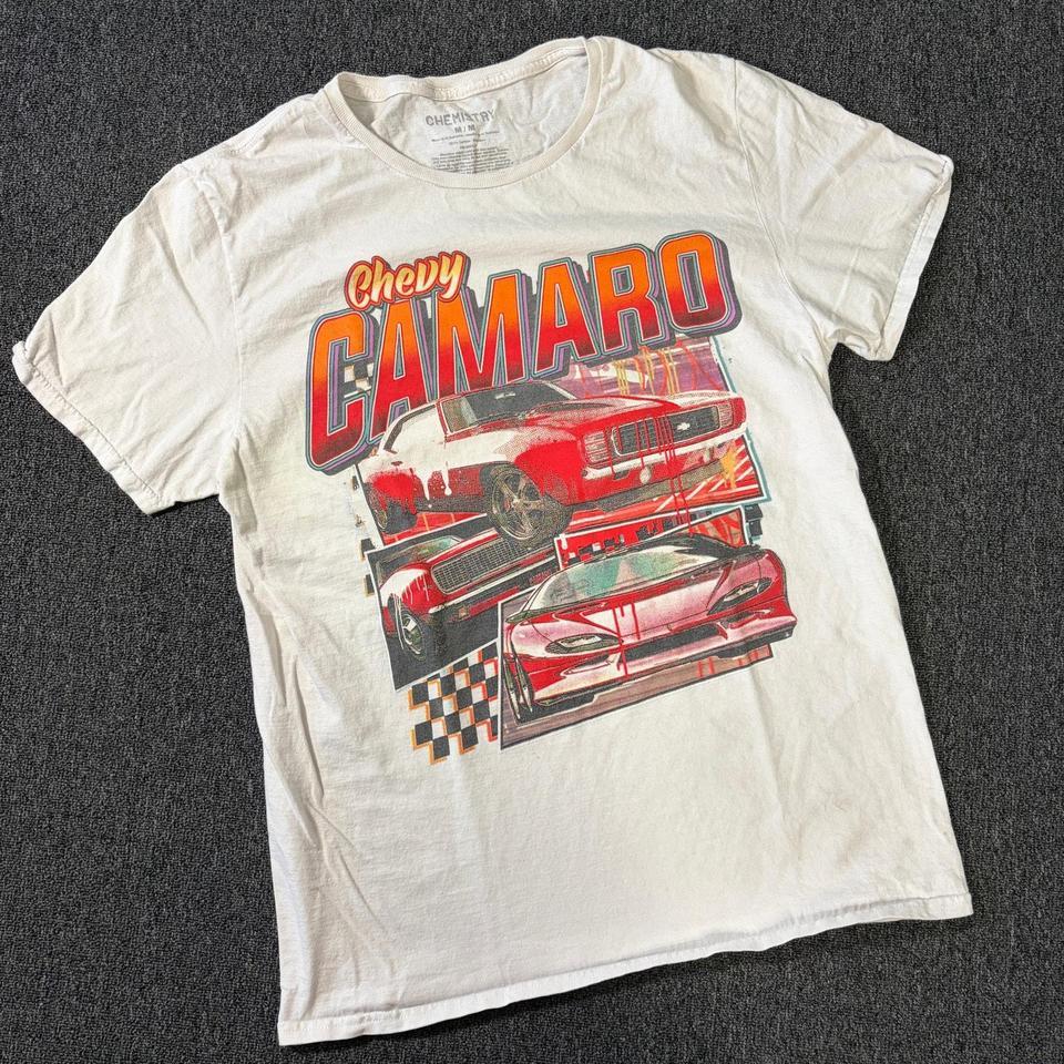 Vintage Y2k White Chevy Camaro C756
