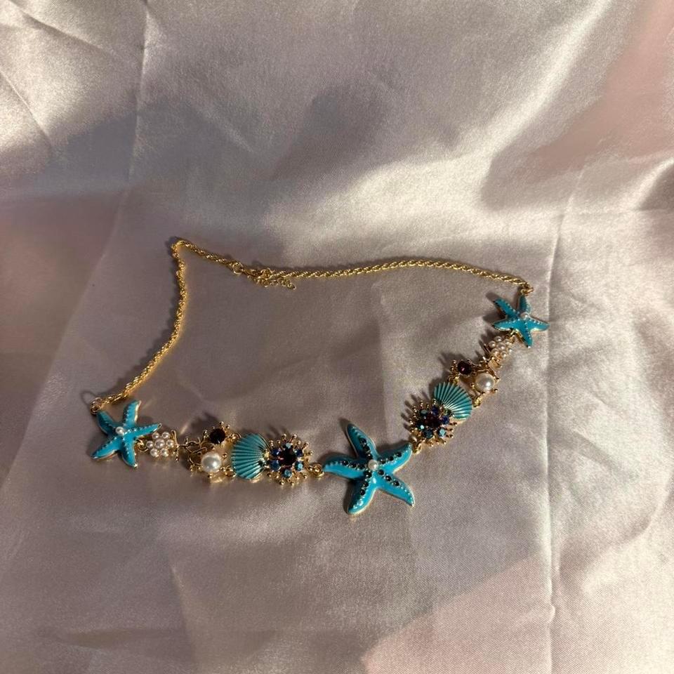 Blie Mermaid Starfish Sea E7f7 3