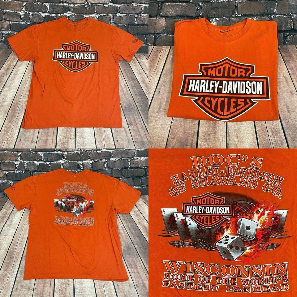 Harley Davidson T Shirt Mens Large A6d0