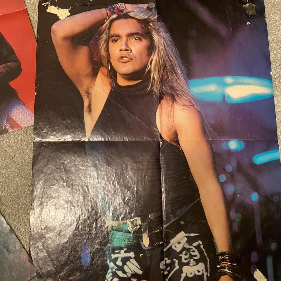 1980s Glam Metal Poster Lot 42f7 4