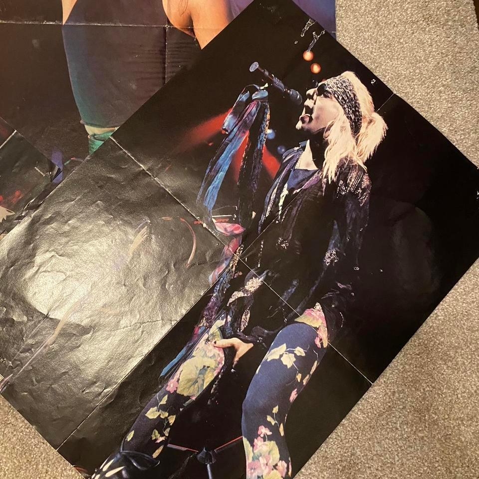 1980s Glam Metal Poster Lot 42f7 2