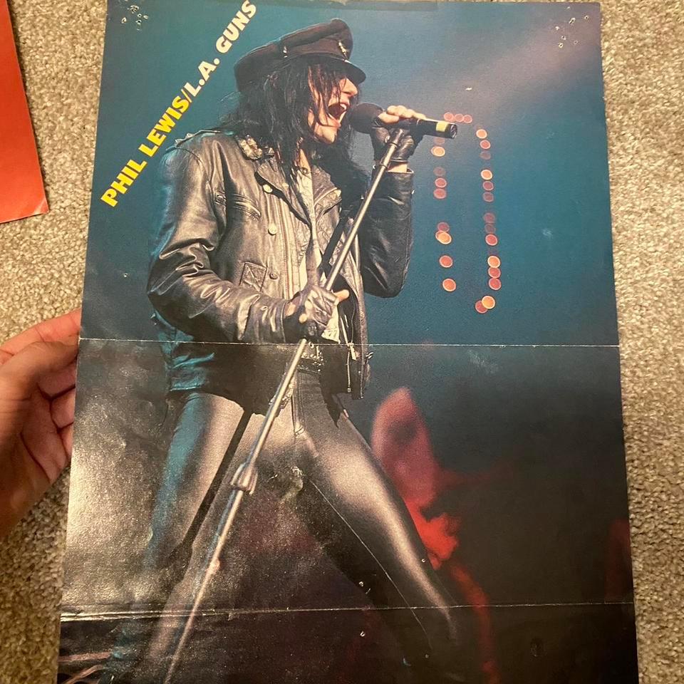 1980s Glam Metal Poster Lot 42f7 6