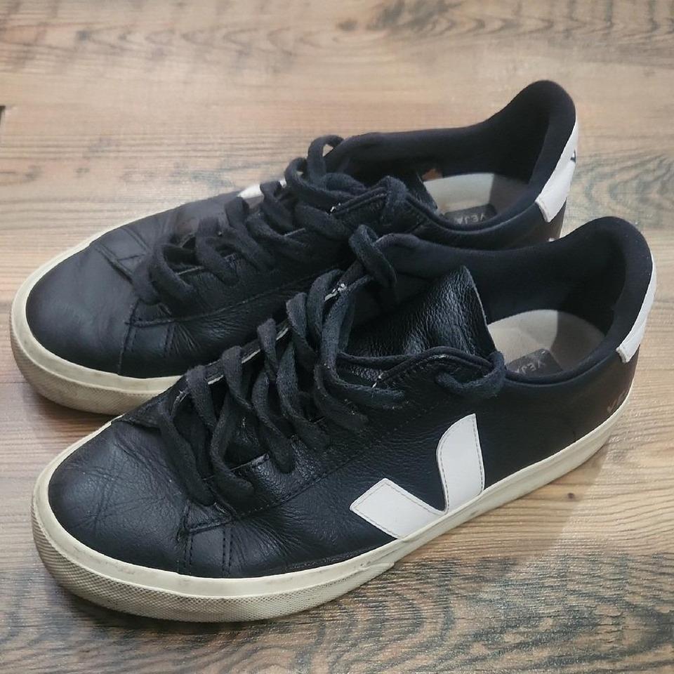 Veja Campo Leather Sneakers Black 33a4