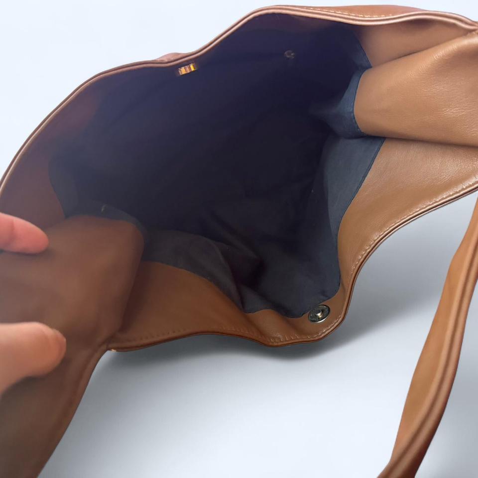 Brown Pleather Hobo Bag Bought 3