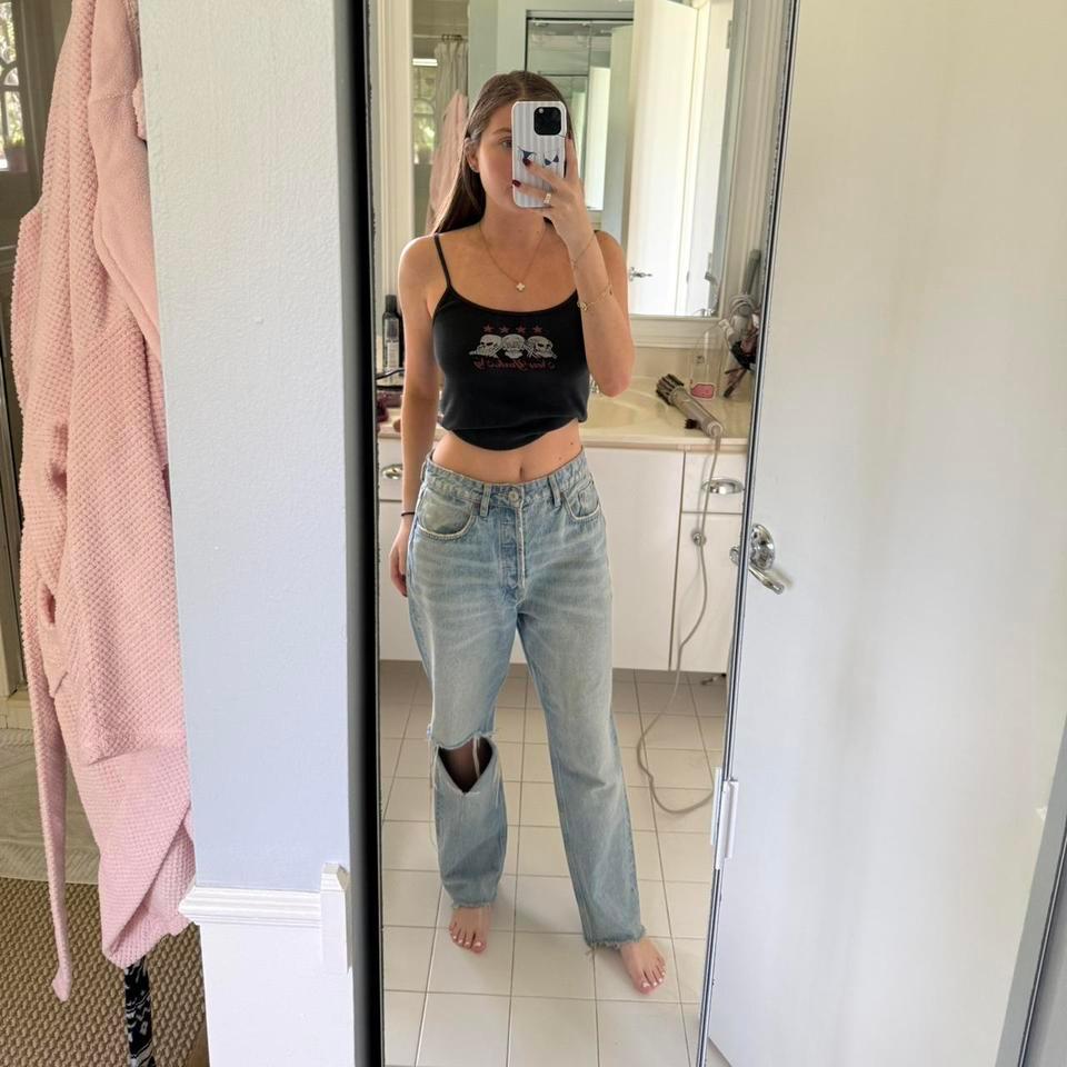 Zara Light Wash High Waisted 66b7 3