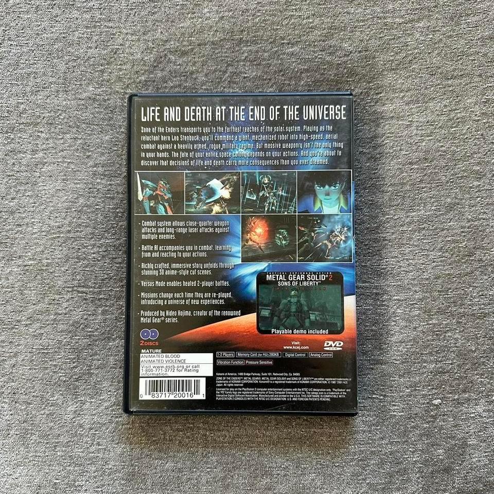 Zone Of The Enders Ps2 781a 2