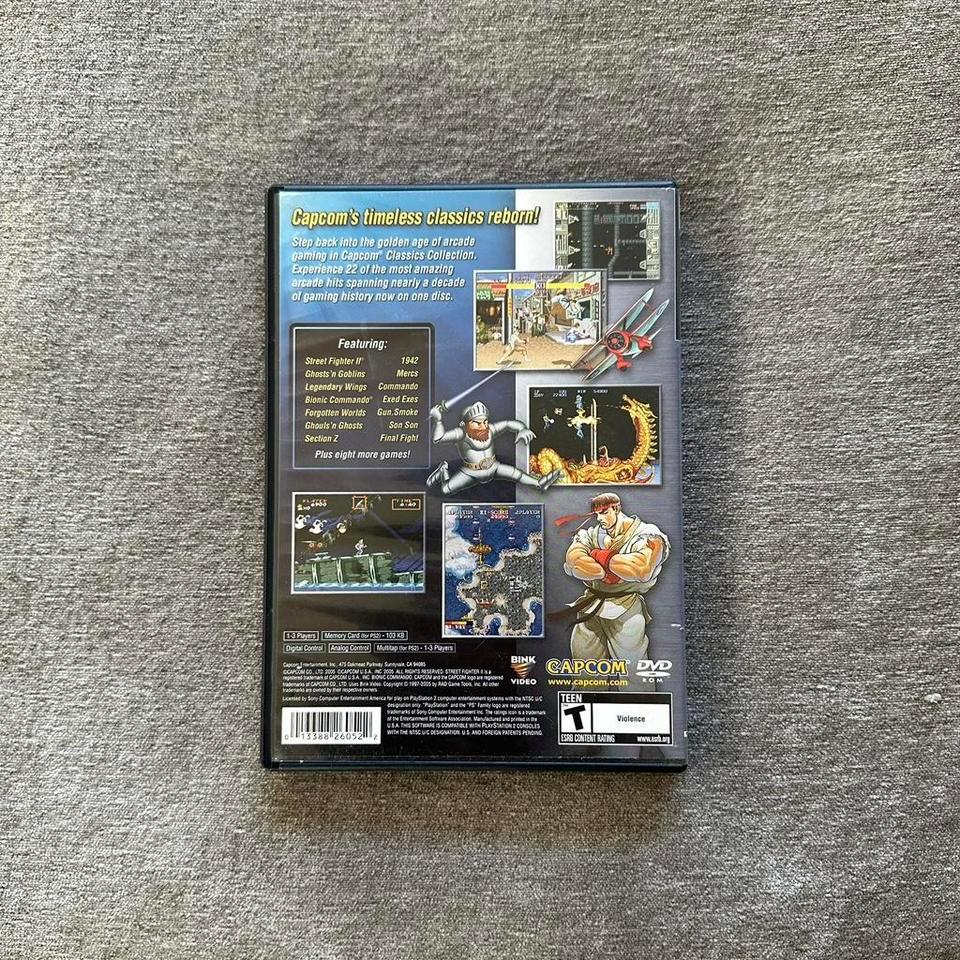 Capcom Classics Collection Ps2 Game 36d1 2