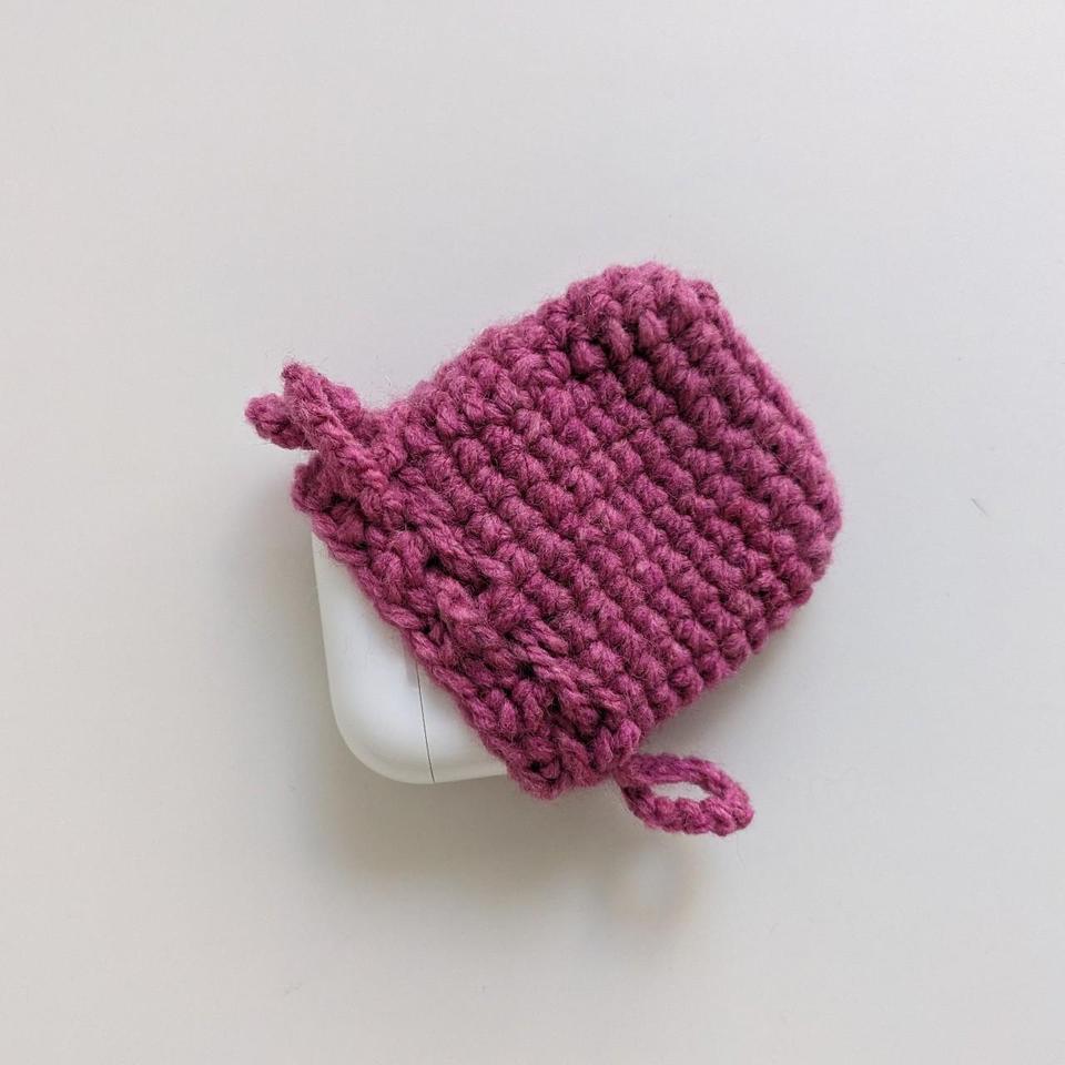 Handmade Crochet Mini Drawstring Pouches 4