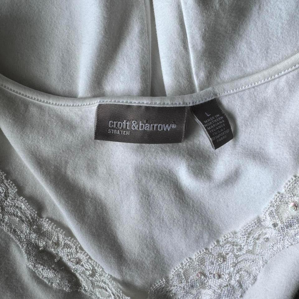 White Lace Tank Top W Cce8 5