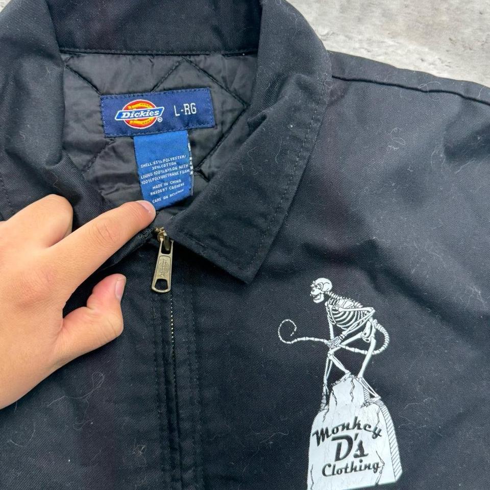 Black Dickies Eisenhower Jacket Custom Fdf4 3