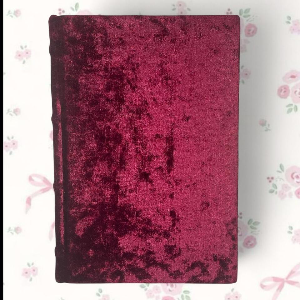 Magenta Velvet Spell Book Journal 6514 2