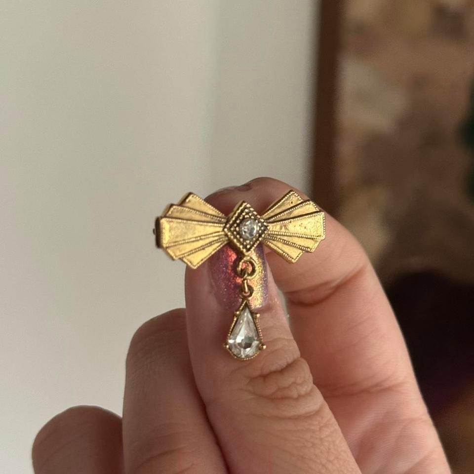 Stunning Vintage 90s Art Deco 48c3 4
