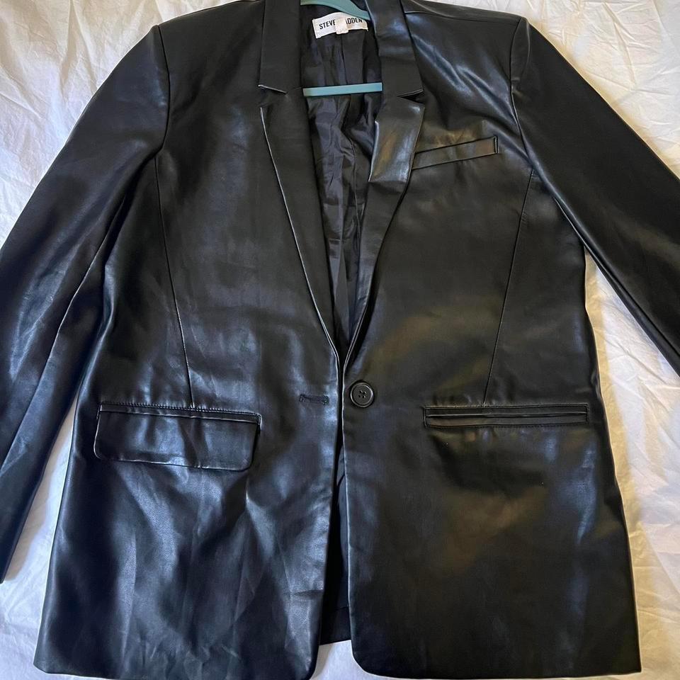 Steve Madden Faux Leather Black 72dc