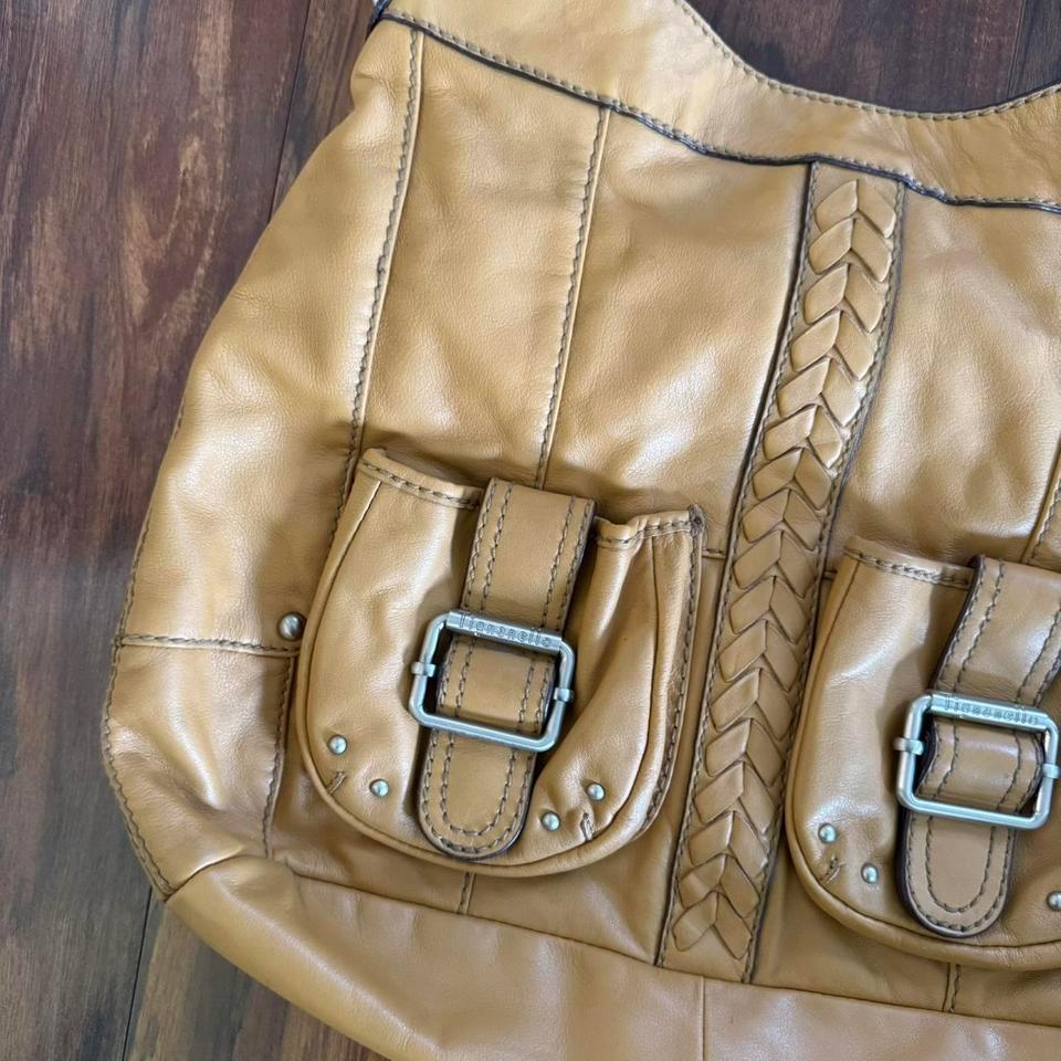 Tignanello Tan Leather Shoulder Hobo E9e0 3