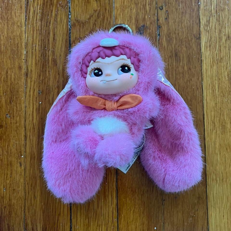 Wakuku Sweetheart Bunny Plush Pendant 28af