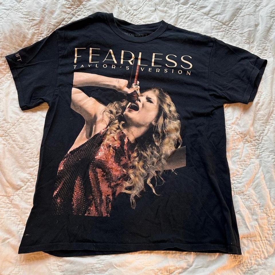 Taylor Swift Fearless Black T Shirt Edba