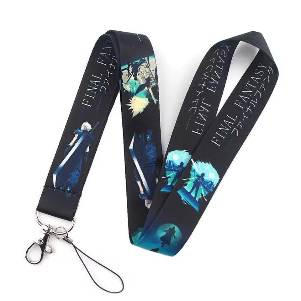 Final Fantasy Vii Lanyard Featuring 1be5