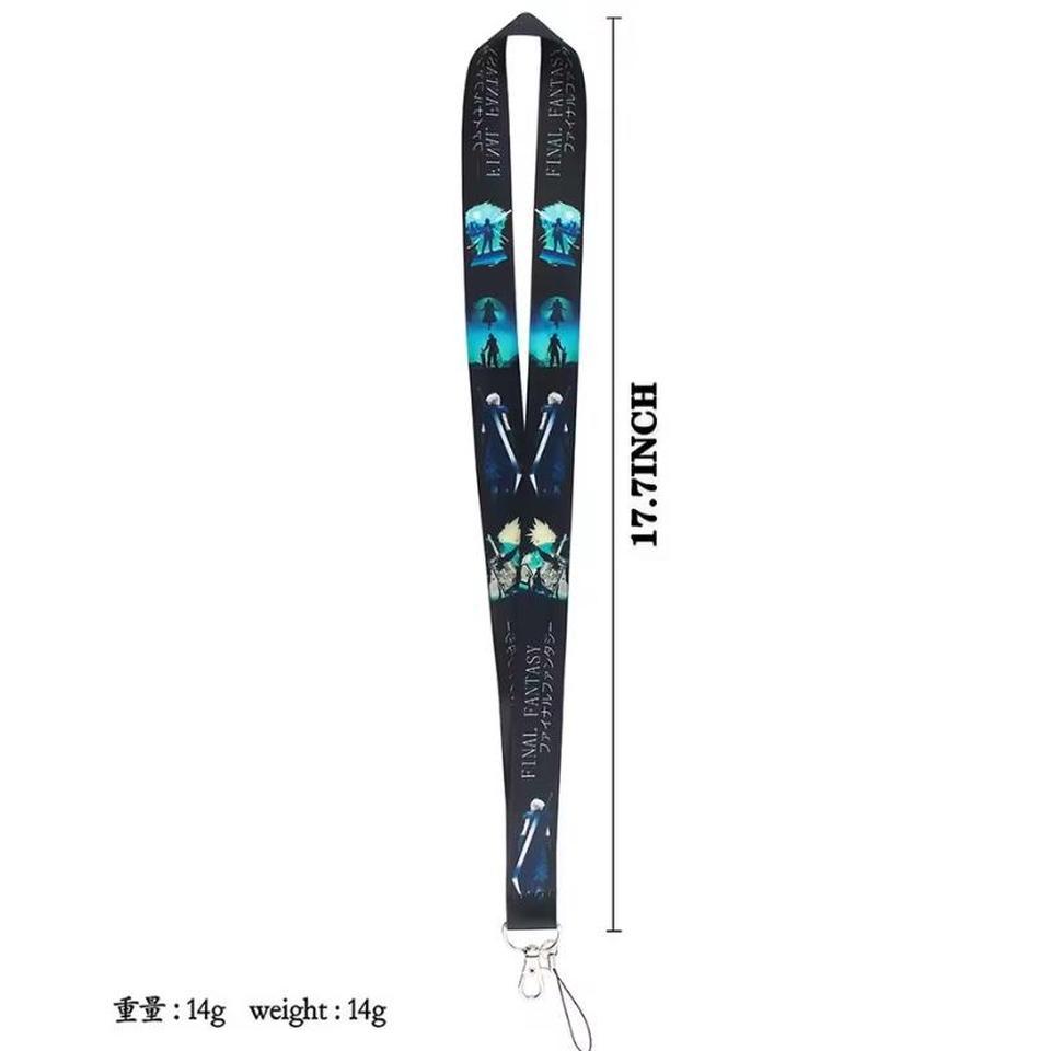 Final Fantasy Vii Lanyard Featuring 1be5 4