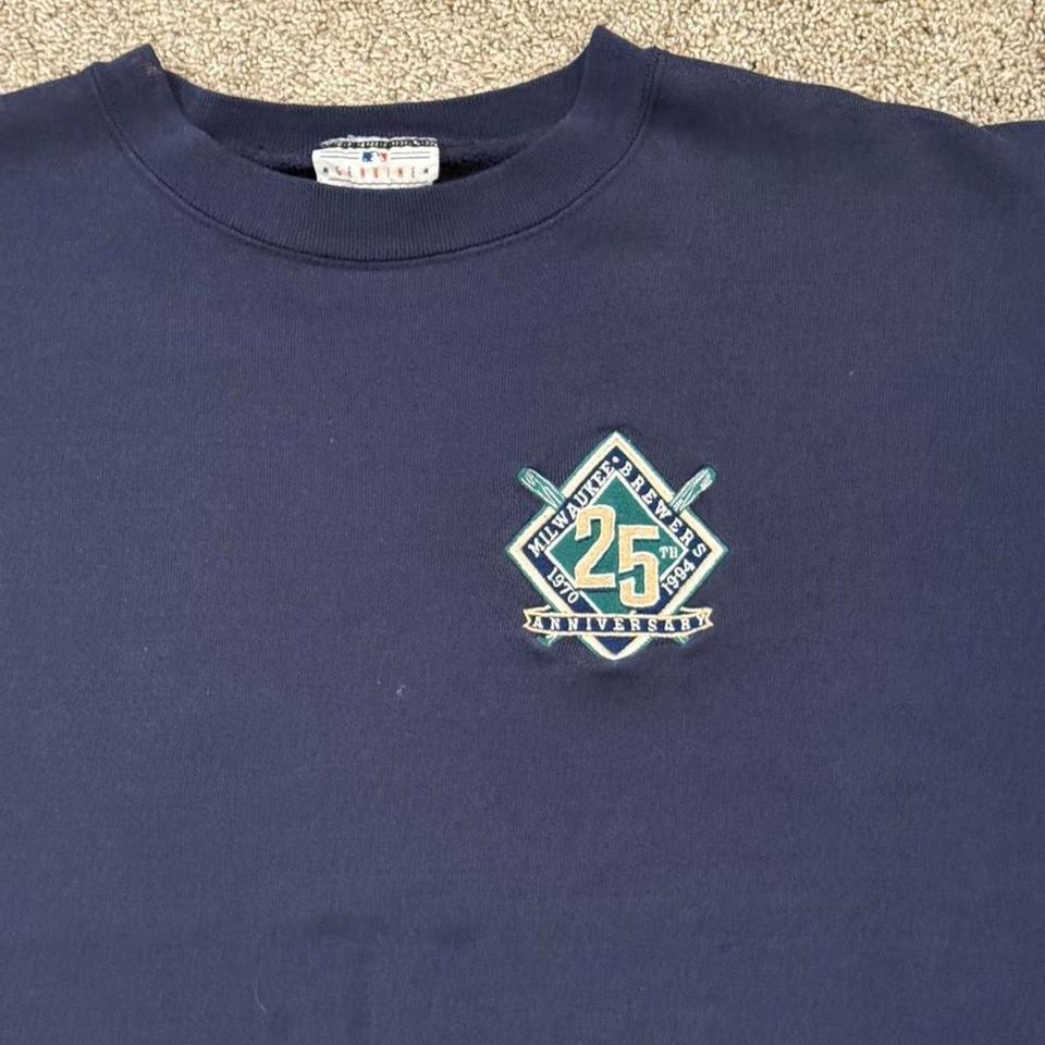 Vintage 90s Milwaukee Brewers Crewneck F235 2