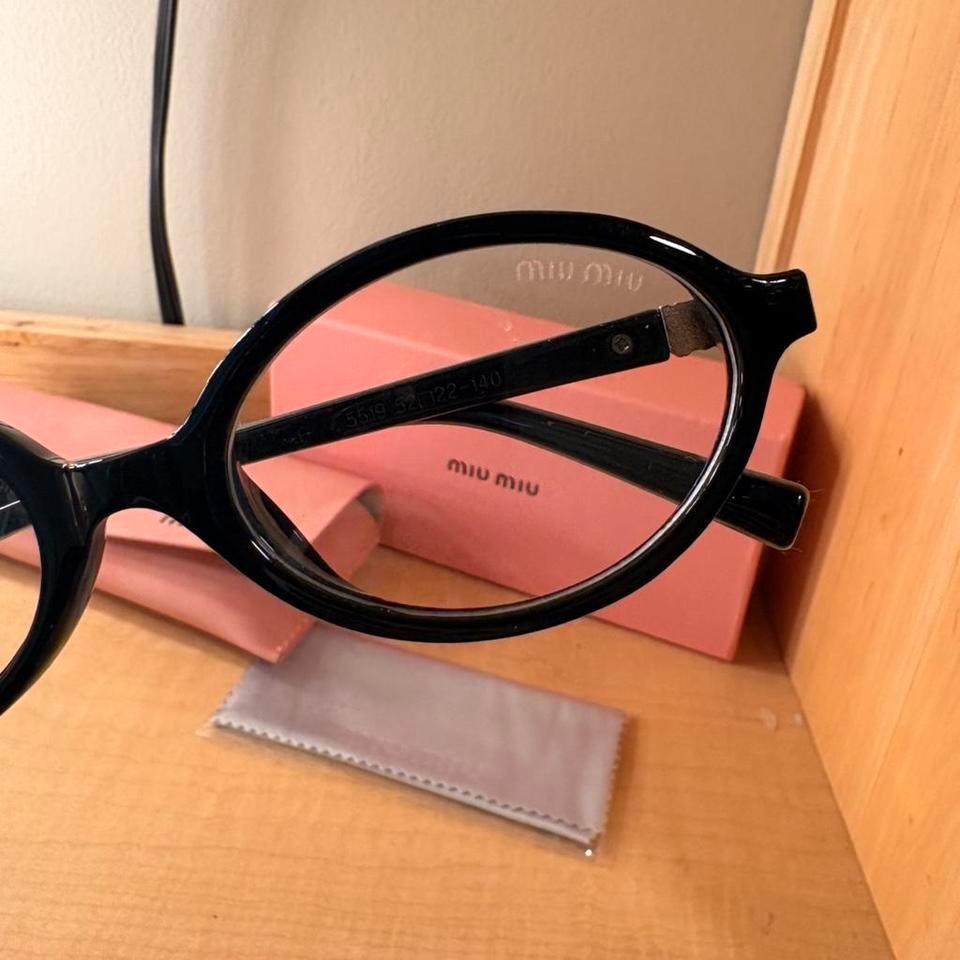 Miu Miu Glasses Black Frame 1af2 2