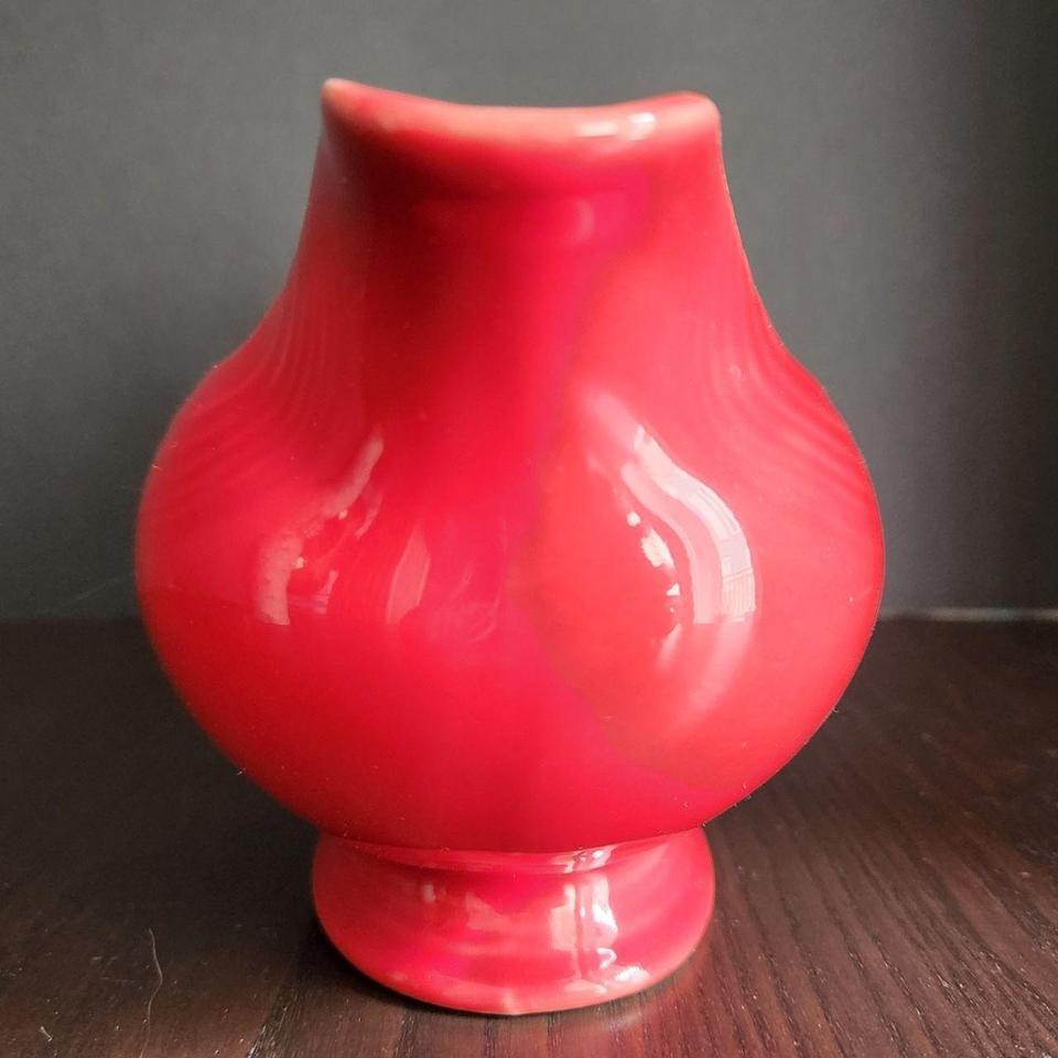 Fiestaware Scarlet Red Gravy Boat 497e 4