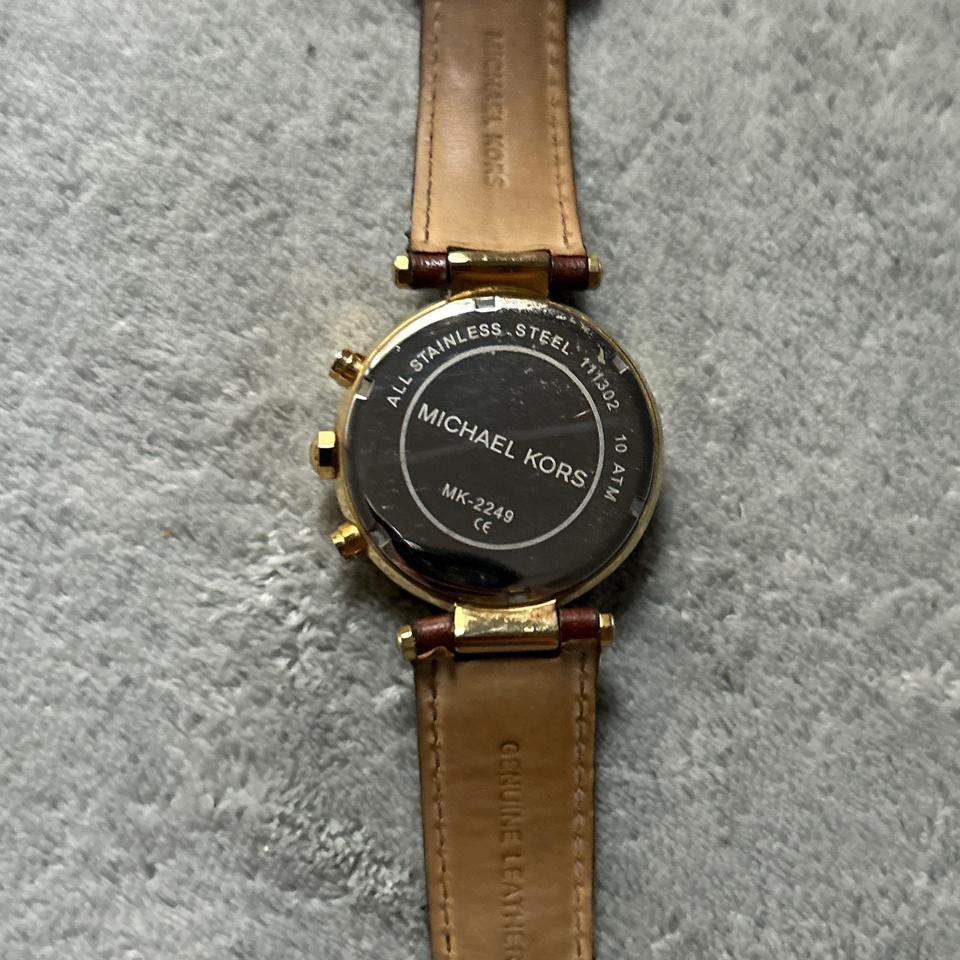 Womens Michael Kors Leather Band 133e 2