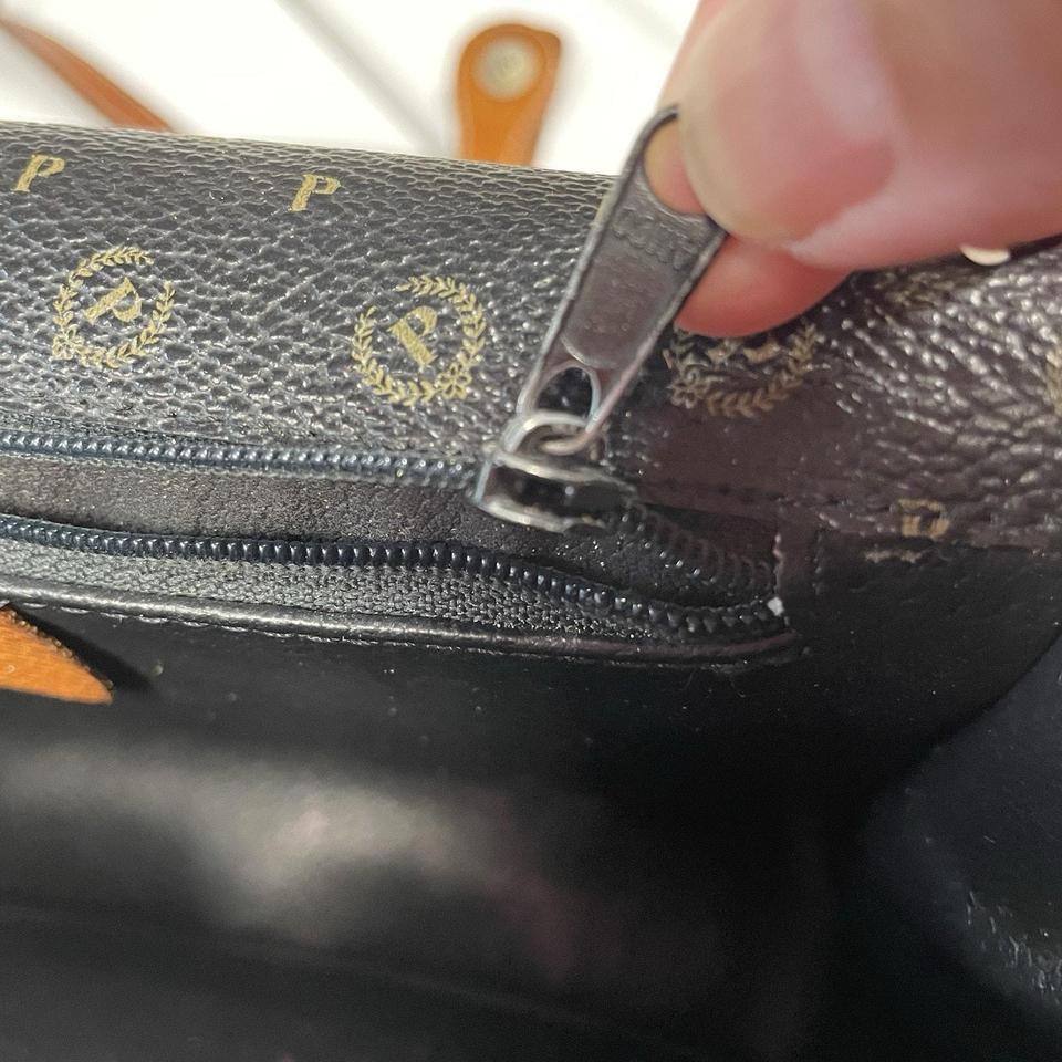 Vintage Pollini Monogrammed Crossbody Purse 8