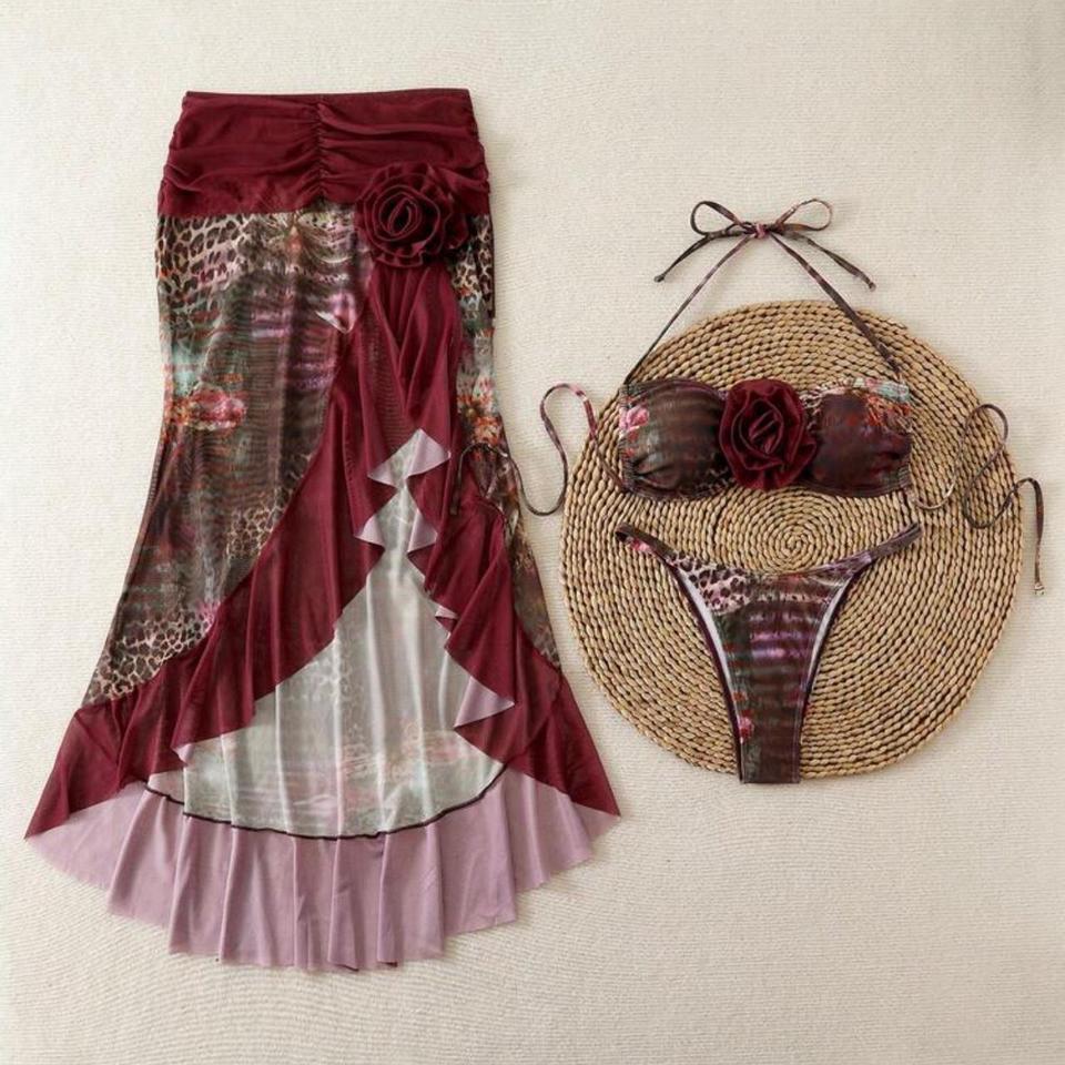 New Purple Floral Print Crop 2ed5 2