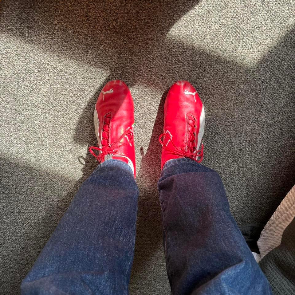 Puma X Ferrari Red And 6444 3