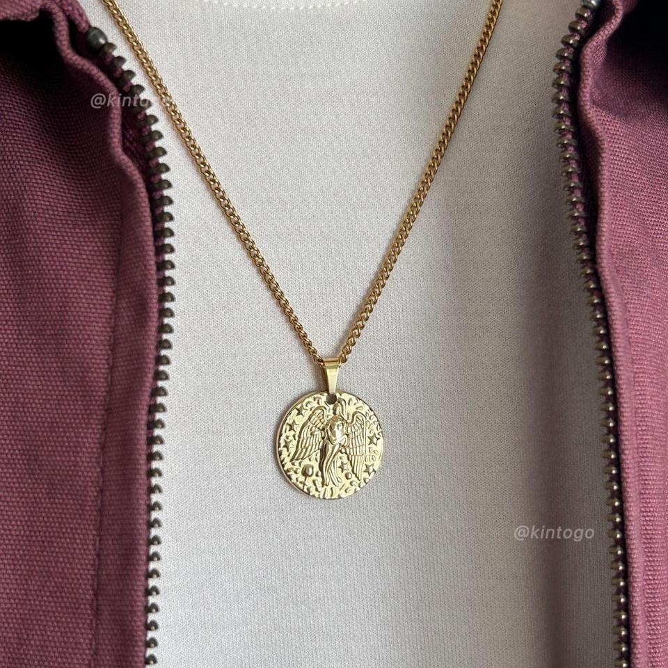 Stainless Steel Virgo Medallion Virgo 34f8 5