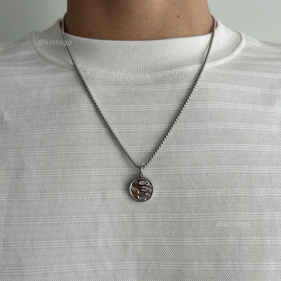 Delicate Flying Swallows Coins Pendant 4364 3