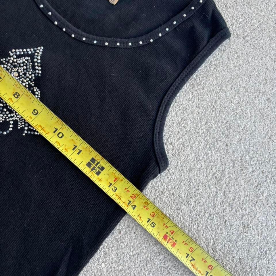 Y2k Bedazzled Cross Studded Gothic E1ea 5