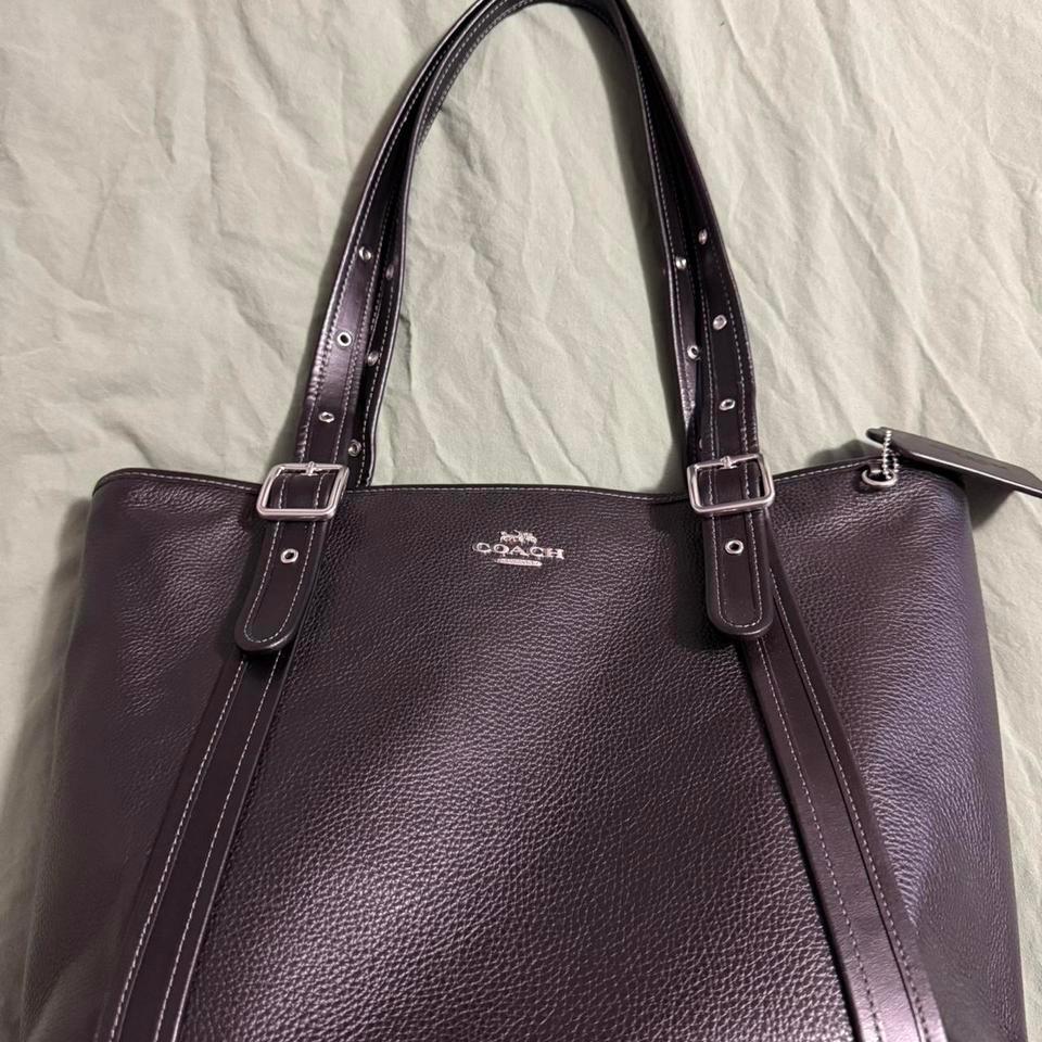 Black Coach Leather Tote Bag B4cc