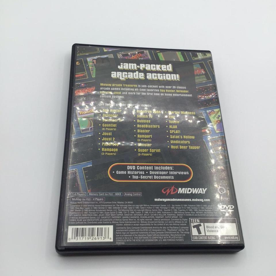 Midway Arcade Treasures Playstation 2 3b1c 3