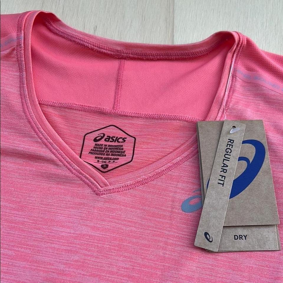 Asics Race V Neck Ss Top A45f 2