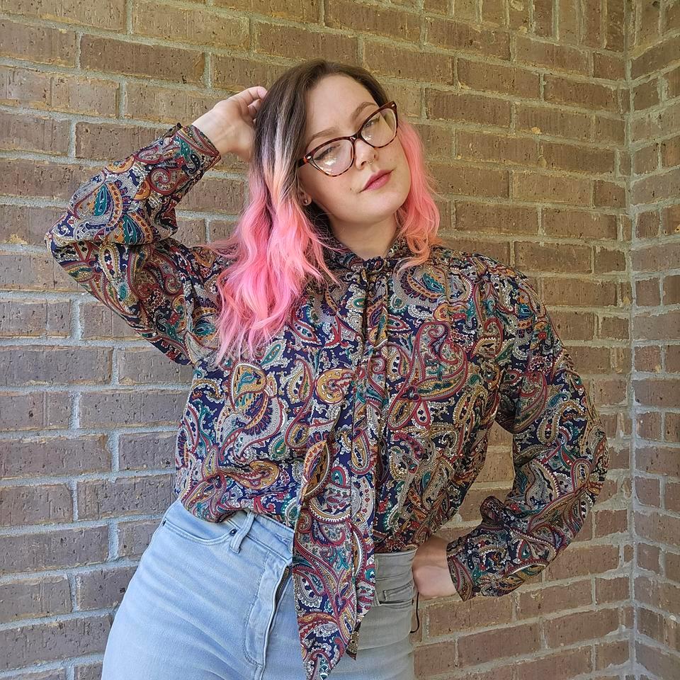 Alfred Dunner Long Sleeve Button 8