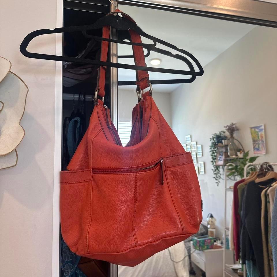 Orange Leather Tignanello Hobo Bag 919f 2