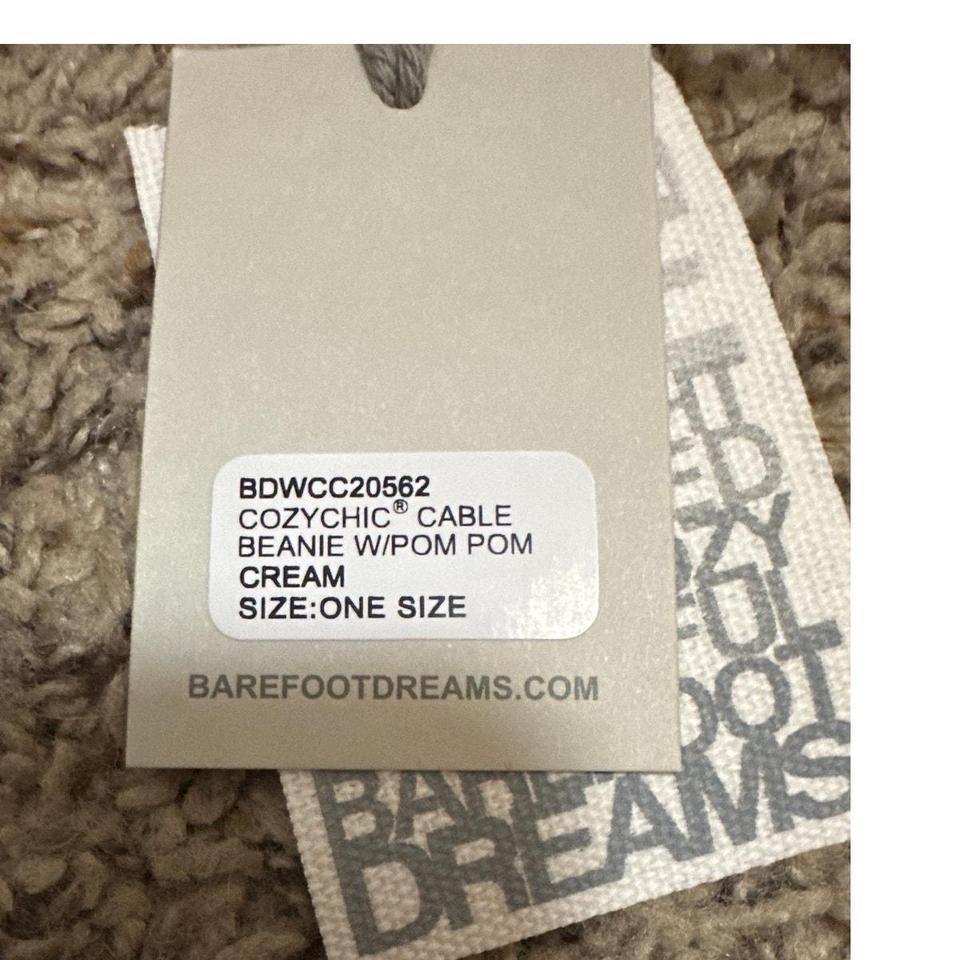 Barefoot Dreams Cozychic Cable Beanie 4201 3